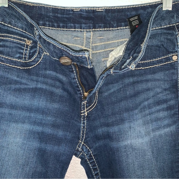 BKE Women denim Capri Blue Size 27 - Picture 4 of 5